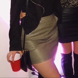 Leather Skirt